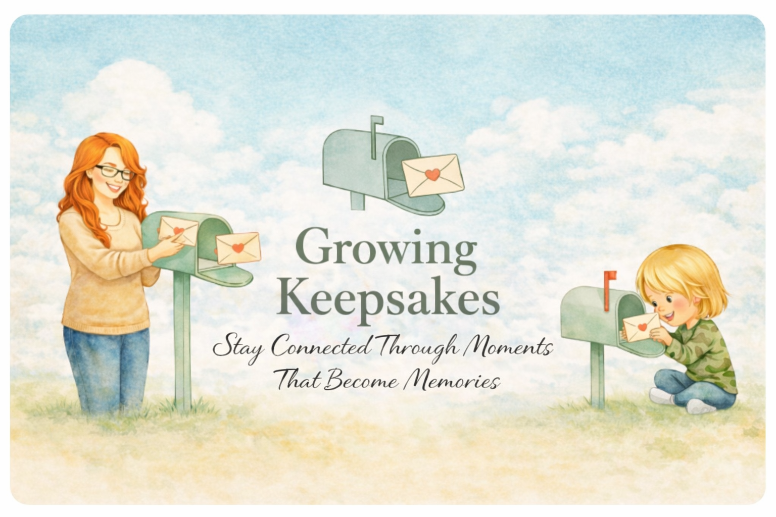 Growing Keepsakes brand illustration